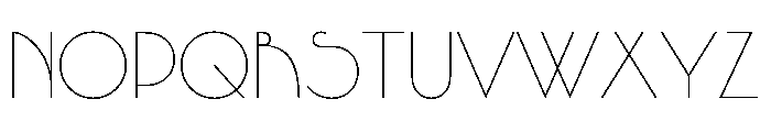 Babylon Nouveau Regular Font UPPERCASE