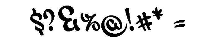 Backstroke Regular Font OTHER CHARS