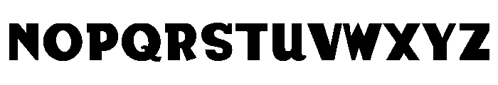 BadTyp Regular Font LOWERCASE