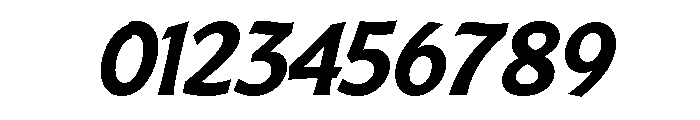 Badger Bold Italic Font OTHER CHARS
