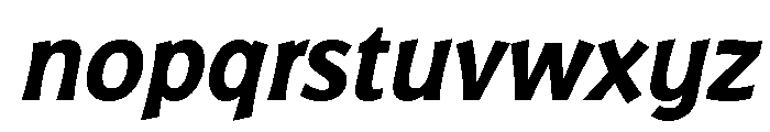 Badger Bold Italic Font LOWERCASE