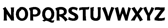 Badger Bold Font UPPERCASE