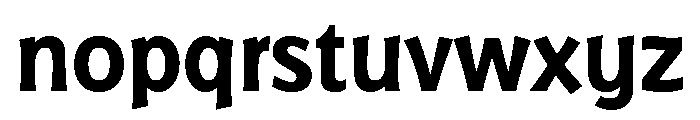 Badger Bold Font LOWERCASE