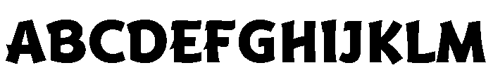 Badger Extra Bold Font UPPERCASE