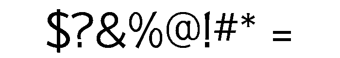 Badger Light Font OTHER CHARS