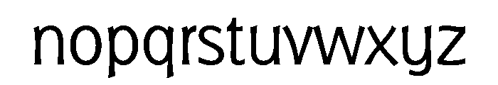 Badger Light Font LOWERCASE