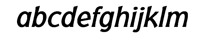 Badger Medium Italic FONT