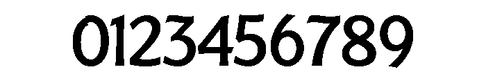 Badger Medium Font OTHER CHARS