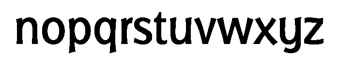Badger Medium Font LOWERCASE