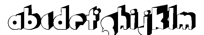 Bagaglio 3D FONT