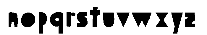 Bagaglio Flat Font LOWERCASE