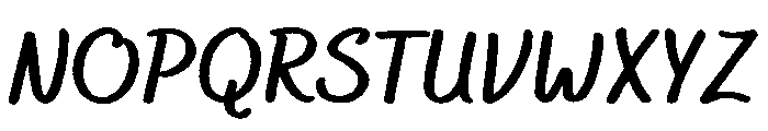Bakerie Rough Black Font UPPERCASE