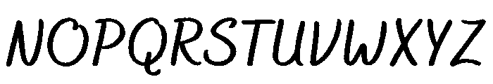 Bakerie Rough Bold Font UPPERCASE