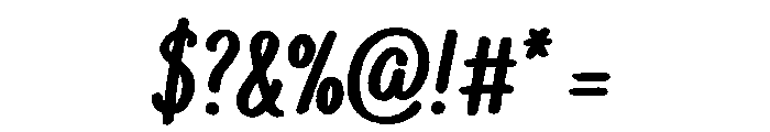 Bakerie Rough Condensed Heavy Font OTHER CHARS