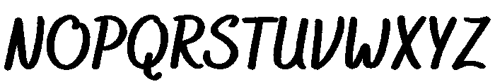 Bakerie Rough Condensed Heavy Font UPPERCASE
