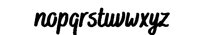 Bakerie Rough Condensed Heavy Font LOWERCASE