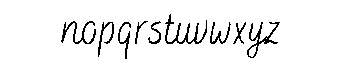 Bakerie Rough Condensed Light Font LOWERCASE