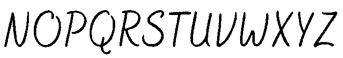 Bakerie Rough Condensed Regular Font UPPERCASE