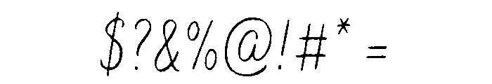 Bakerie Rough Condensed Thin Font OTHER CHARS
