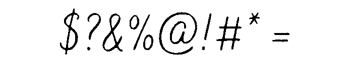 Bakerie Rough Light Font OTHER CHARS