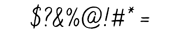 Bakerie Rough Regular Font OTHER CHARS