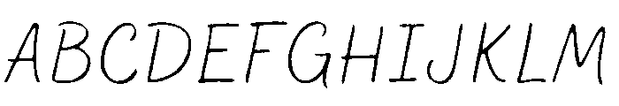 Bakerie Rough Thin Font UPPERCASE