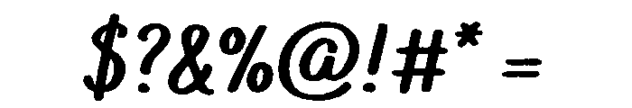Bakerie Rough Wide Black Font OTHER CHARS