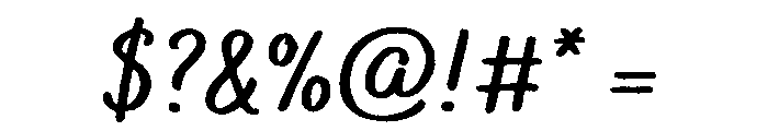 Bakerie Rough Wide Bold Font OTHER CHARS