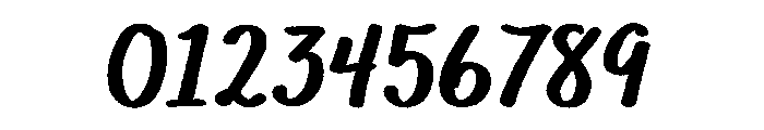 Bakerie Rough Wide Heavy Font OTHER CHARS