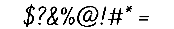 Bakerie Rough Wide Medium Font OTHER CHARS