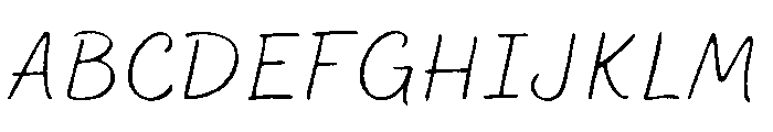 Bakerie Rough Wide Thin Font UPPERCASE