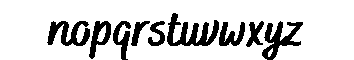 Bakerie Smooth Black Font LOWERCASE