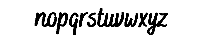 Bakerie Smooth Condensed Black Font LOWERCASE