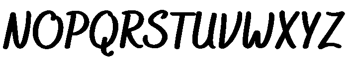 Bakerie Smooth Condensed Heavy Font UPPERCASE