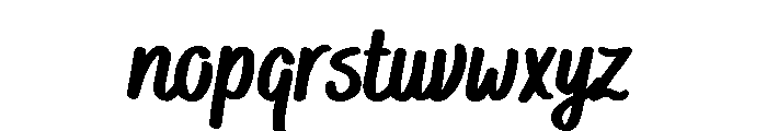 Bakerie Smooth Condensed Heavy Font LOWERCASE