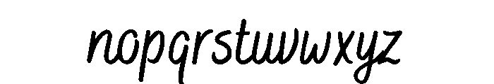 Bakerie Smooth Condensed Medium Font LOWERCASE