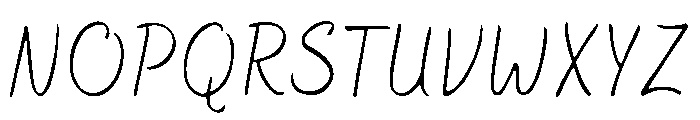Bakerie Smooth Condensed Thin Font UPPERCASE