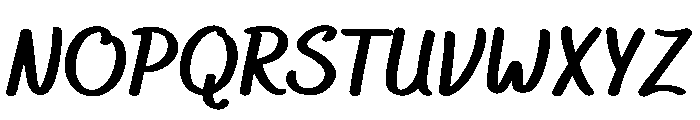 Bakerie Smooth Heavy Font UPPERCASE