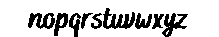 Bakerie Smooth Heavy Font LOWERCASE