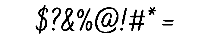 Bakerie Smooth Medium Font OTHER CHARS