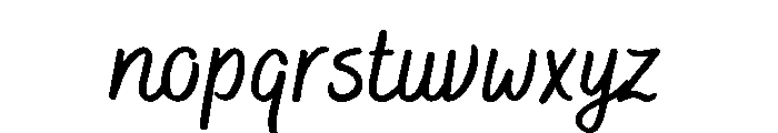 Bakerie Smooth Medium Font LOWERCASE