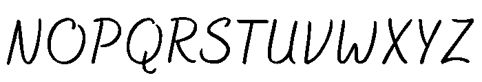 Bakerie Smooth Regular Font UPPERCASE