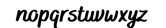 Bakerie Smooth Wide Black Font LOWERCASE