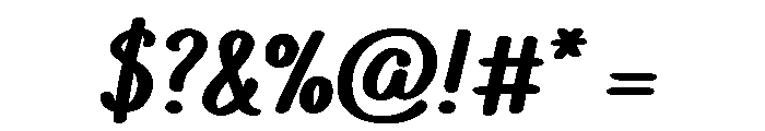 Bakerie Smooth Wide Heavy Font OTHER CHARS