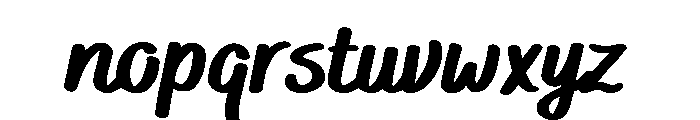 Bakerie Smooth Wide Heavy Font LOWERCASE