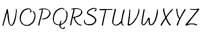 Bakerie Smooth Wide Light Font UPPERCASE