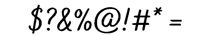 Bakerie Smooth Wide Medium Font OTHER CHARS