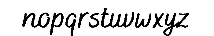Bakerie Smooth Wide Medium Font LOWERCASE