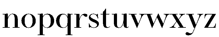 Balerno Serif Bold Font LOWERCASE