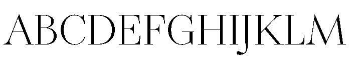 Balerno Serif Light Font UPPERCASE